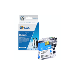 G&G CARTOUCHE BROTHER ADAPTABLE LC-223 CYAN